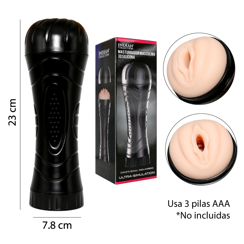 SEX- Masturbador Vibrador Masculino - Indian Collection