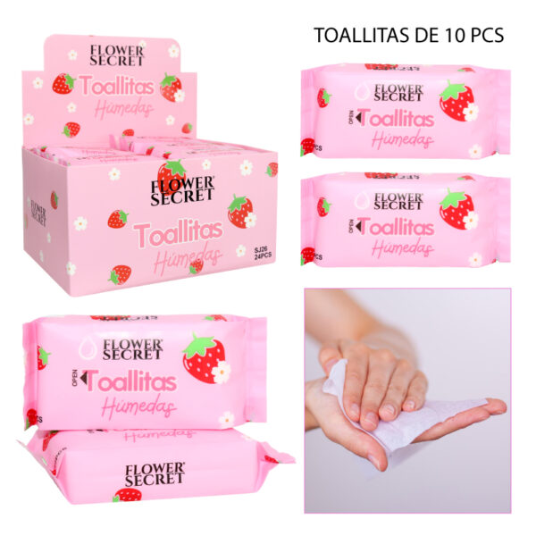 TOALLITAS HÚMEDAS - 10 PCS