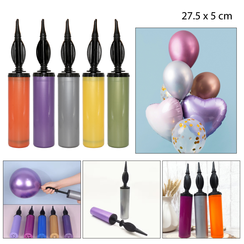 BOMBÍN MANUAL DE PLÁSTICO PARA GLOBOS - GRANDE