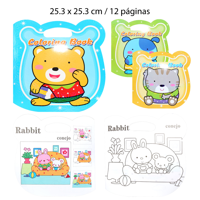 LIBRO PARA COLOREAR DE ANIMALES