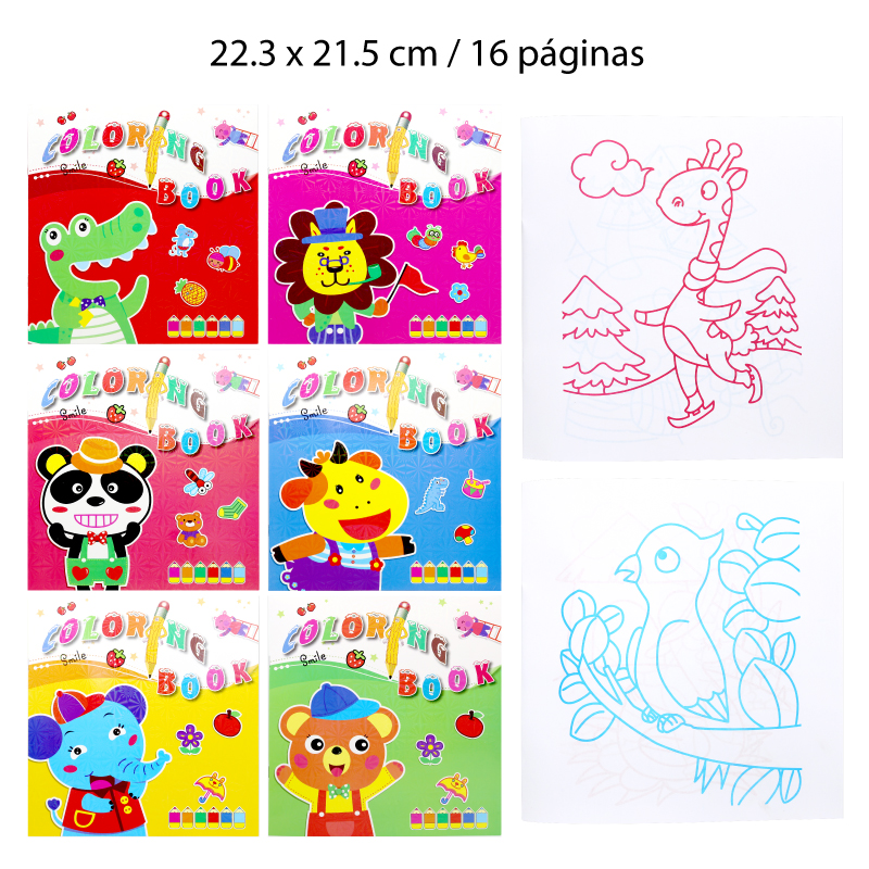 LIBRO PARA COLOREAR DE ANIMALES