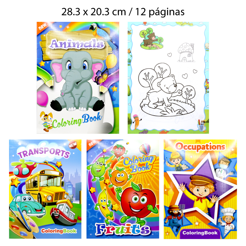 LIBROS PARA COLOREAR TEMÁTICOS