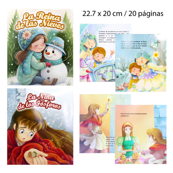 LIBRO DE CUENTOS EN ESPAÑOL 20 PAGINAS - 22.7 X 20 CM