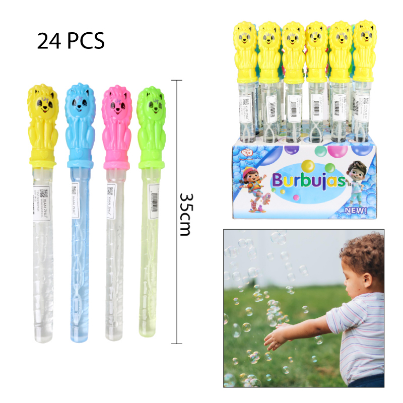 VARA DE BURBUJAS DISEÑO DE LEÓN - 35 CM