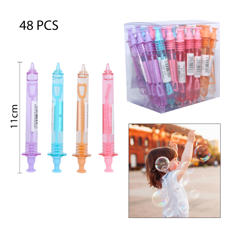 MINI BURBUJAS DISEÑO JERINGA - 11 CM