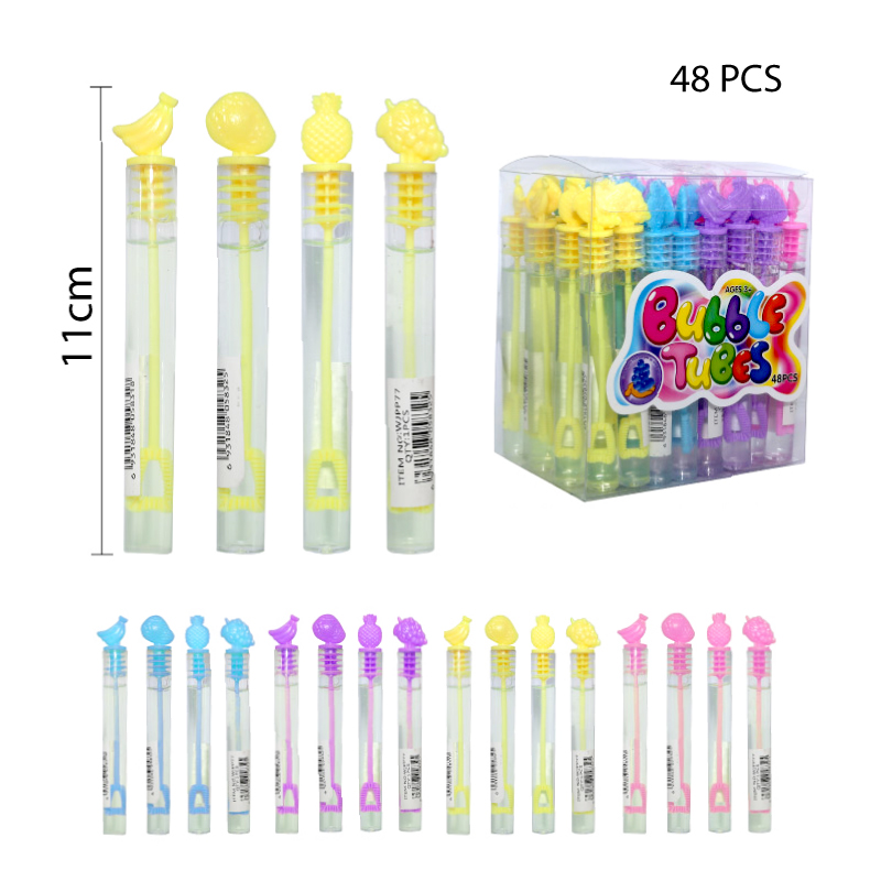 MINI BURBUJAS DISEÑO FRUTALES - 11 CM