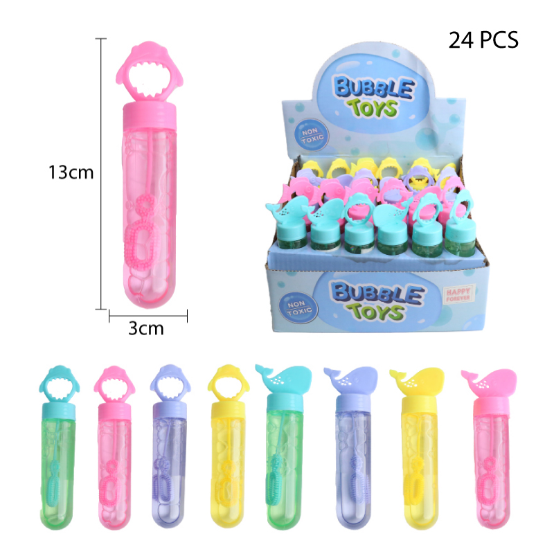 VARA DE BURBUJAS DISEÑO TIBURÓN - 13 CM