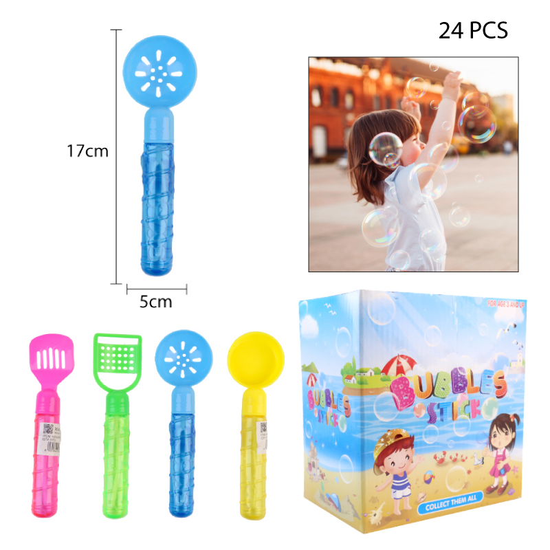 VARA DE BURBUJAS DISEÑO PLAYA - 13 CM