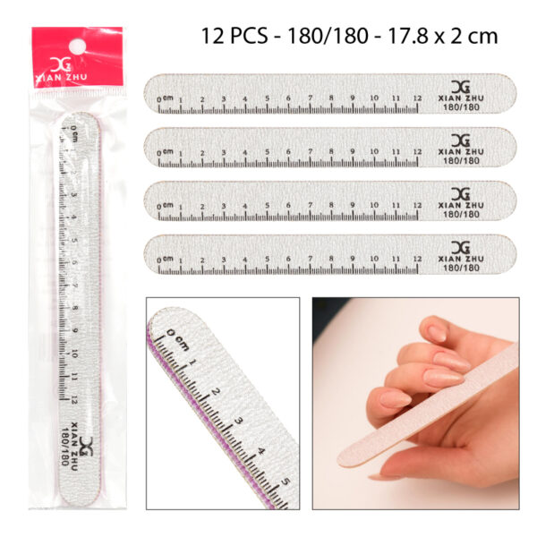 LIMAS DE UÑAS CON MEDIDA - 180 / 180