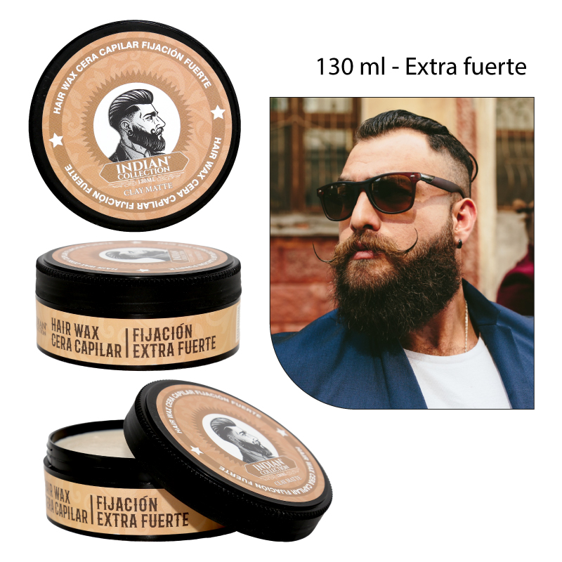 CERA CAPILAR CLAY MATTE, FIJACIÓN EXTRA FUERTE - 130 ML