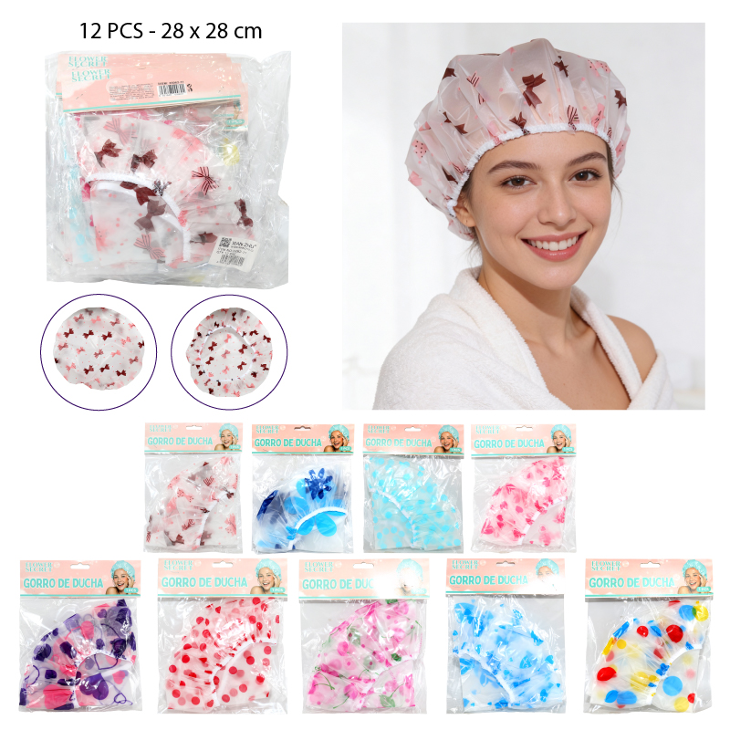 GORRO DE DUCHA PEVA CON BORDE SELLADO