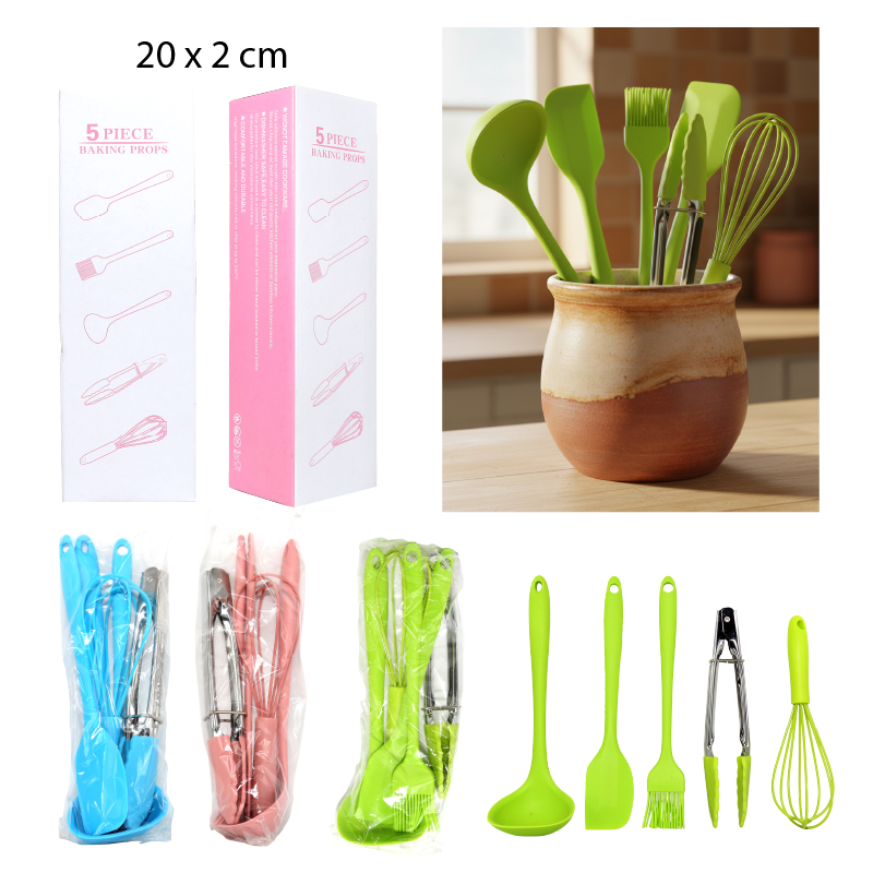 SET UTENCILIOS DE COCINA MINI 5 PIEZAS