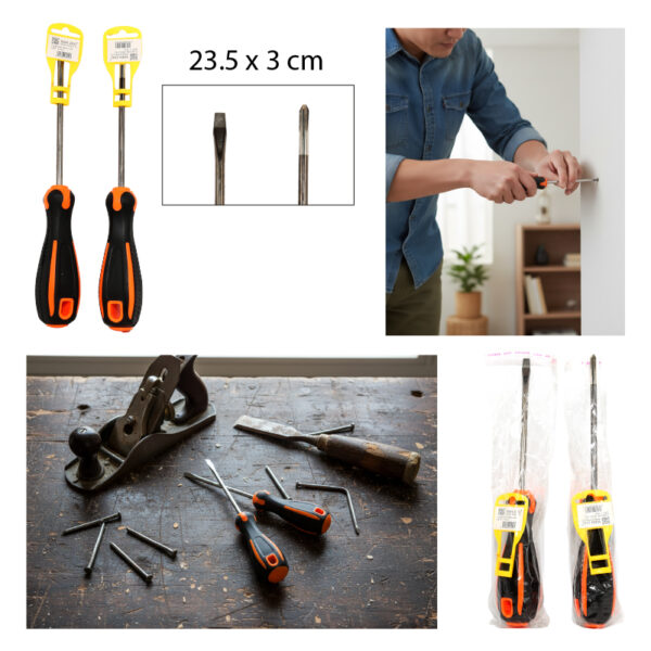 DESTORNILLADOR MANGO CUADRADO 5 PULGADAS