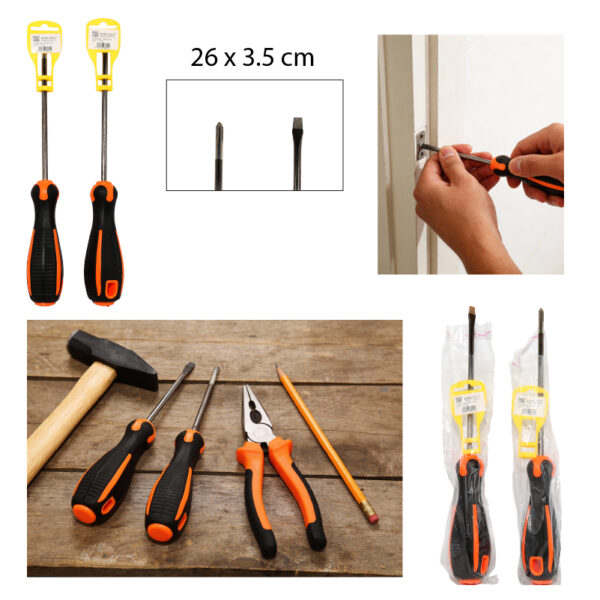 DESTORNILLADOR MANGO CUADRADO 6 PULGADAS