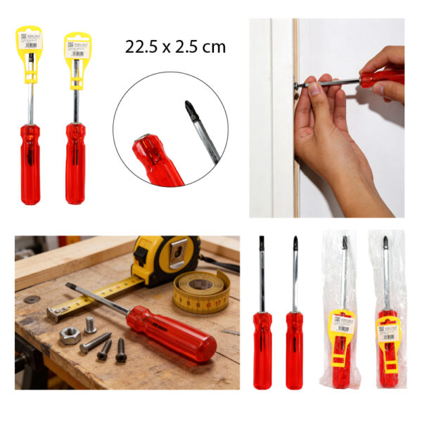 DESTORNILLADOR CRISTAL DOBLE PUNTA MANGO PEQUEÑO 4