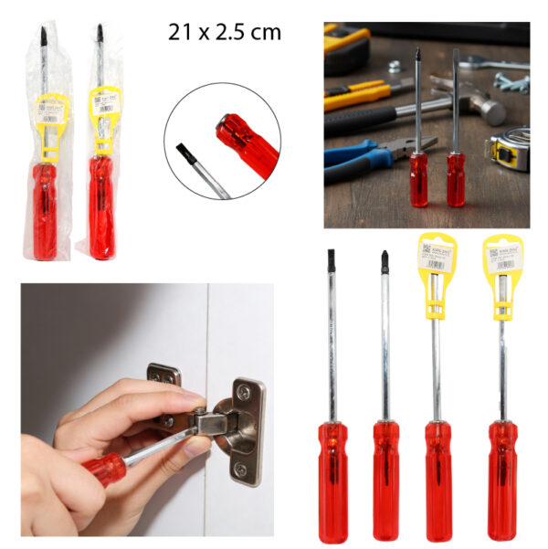 DESTORNILLADOR CRISTAL DOBLE PUNTA MANGO PEQUEÑO 6