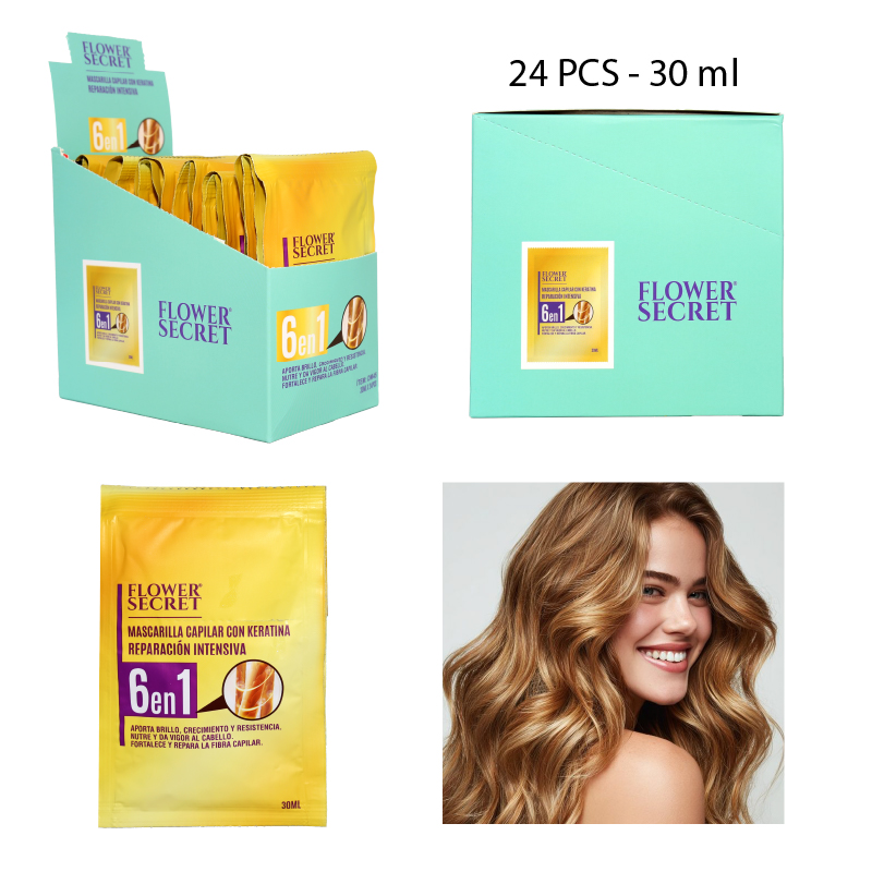 MASCARILLA DE KERATINA 6 EN 1 - 30 ML