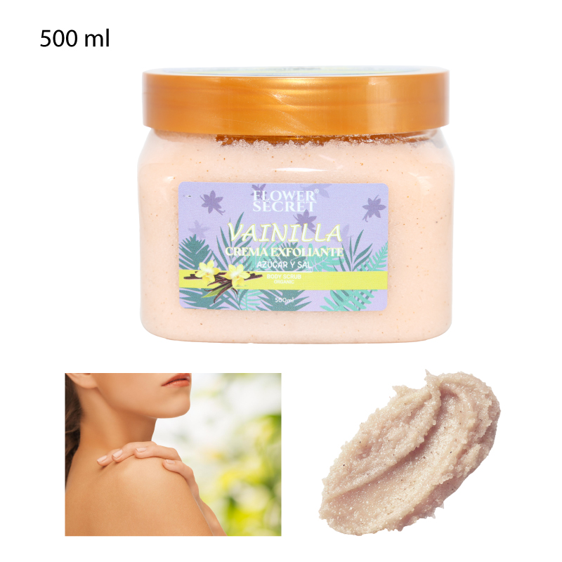 EXFOLIANTE CORPORAL AZUCAR Y SAL VAINILLA - 500 ML