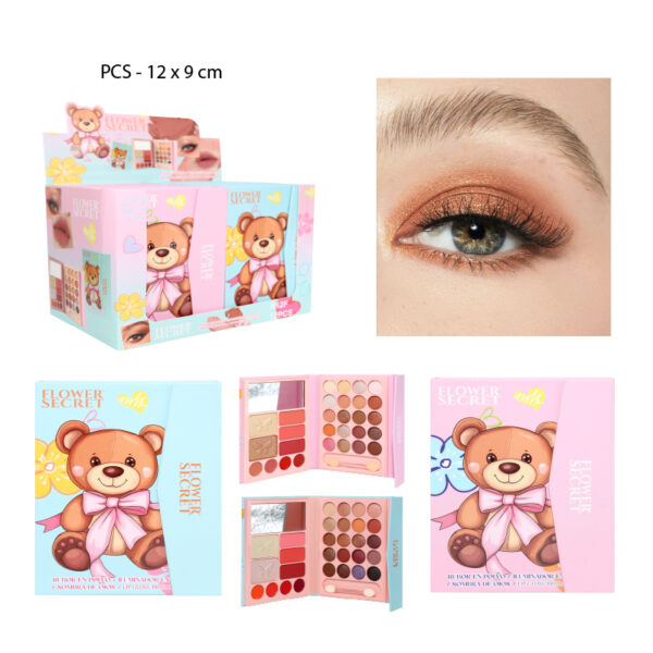 PALETA DE SOMBRAS DE 29 COLORES CÁLIDOS