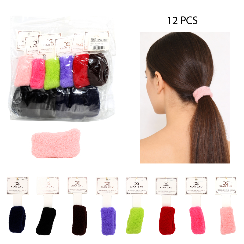 COLET ANCHO DE TELA SUAVE PARA CABELLO