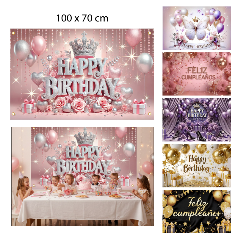 TELA DE FONDO PARA CUMPLEAÑOS