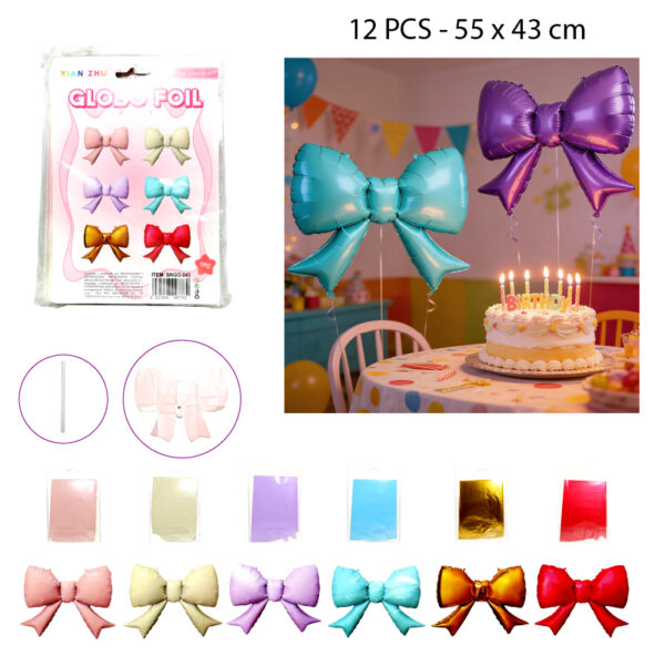 GLOBOS DE LAZO MATTE - 12 PCS