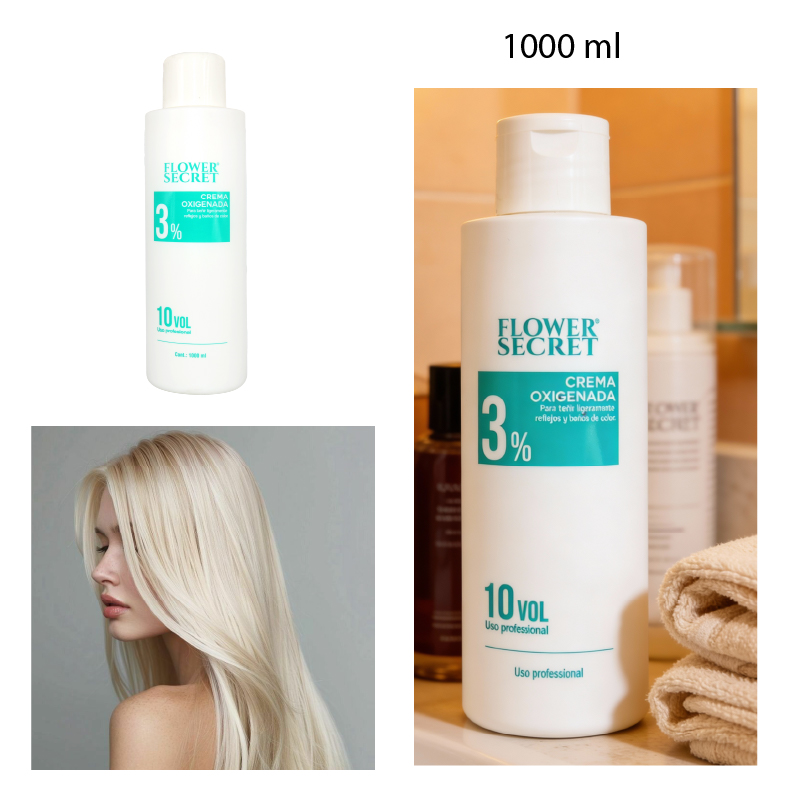 CREMA OXIGENADA 3% VOLUMEN 10 - 1000 ML