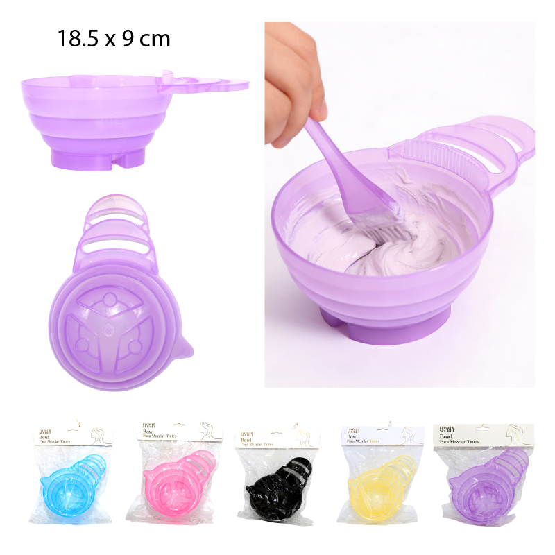 BOWL PARA TINTA DE SILICONA PLEGABLE