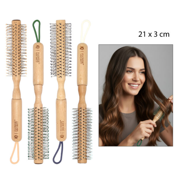 CEPILLO REDONDO DE MANGO DE MADERA