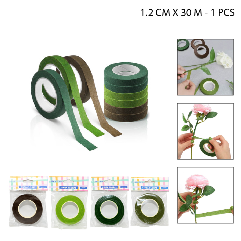 CINTA FLORAL DIY - 1.2 CM X 30 M