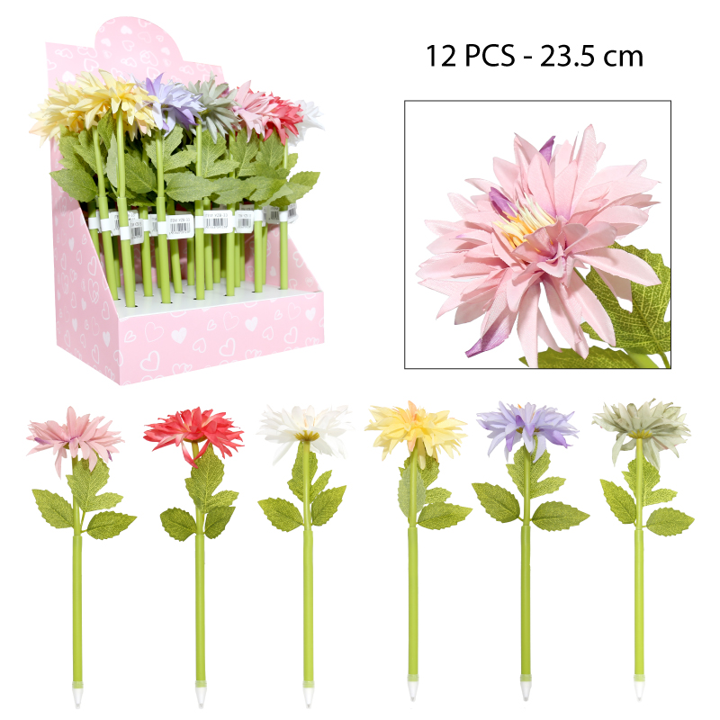 BOLÍGRAFOS FLOR PINO - 23.5 CM