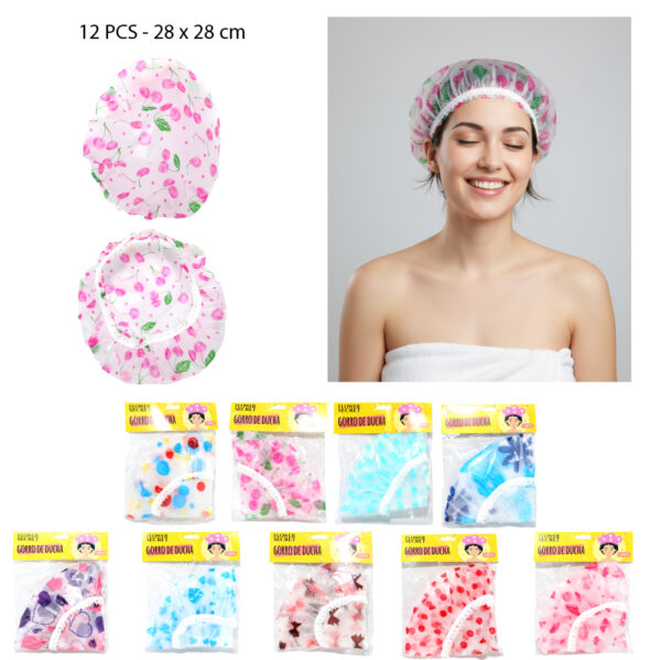 GORRO DE DUCHA PEVA CON ENCAJE