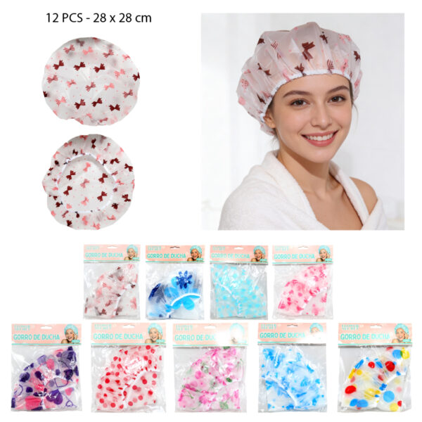 GORRO DE DUCHA PEVA CON BORDE SELLADO