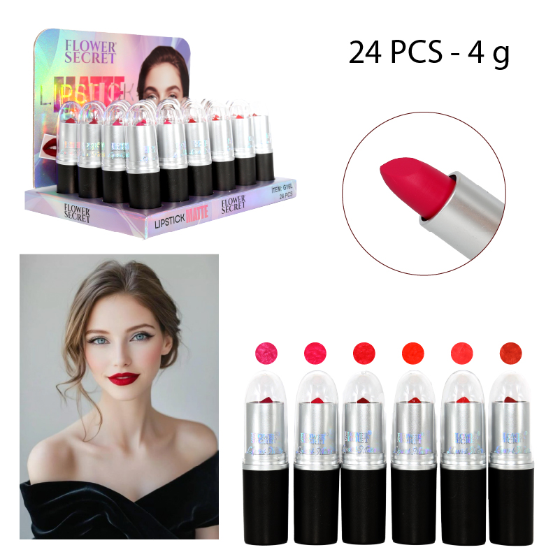 LABIAL MATTE EN BARRA 6 TONALIDADES - 4 G