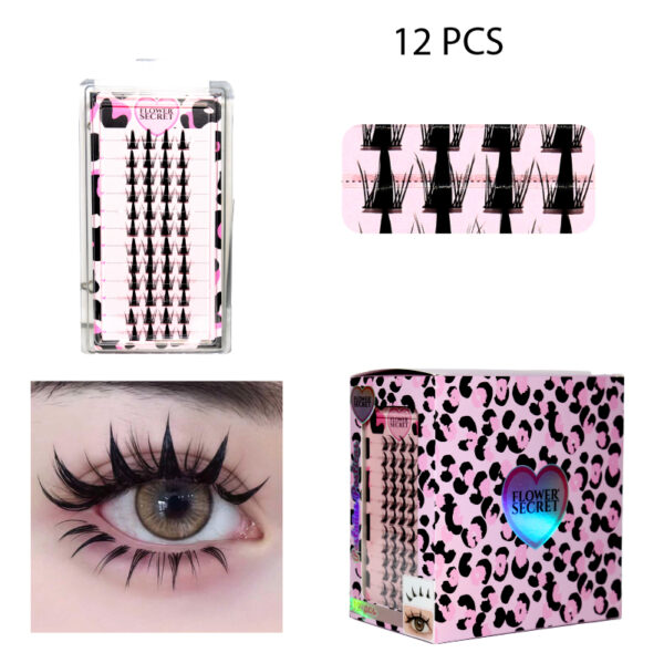 PESTAÑAS POSTIZAS DE HADA DE GRAN VOLUMEN - 12 PCS