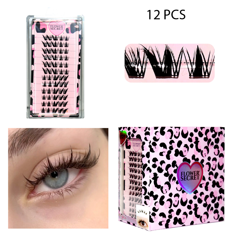 PESTAÑAS POSTIZAS NUWA DE GRAN CAPACIDAD - 12 PCS