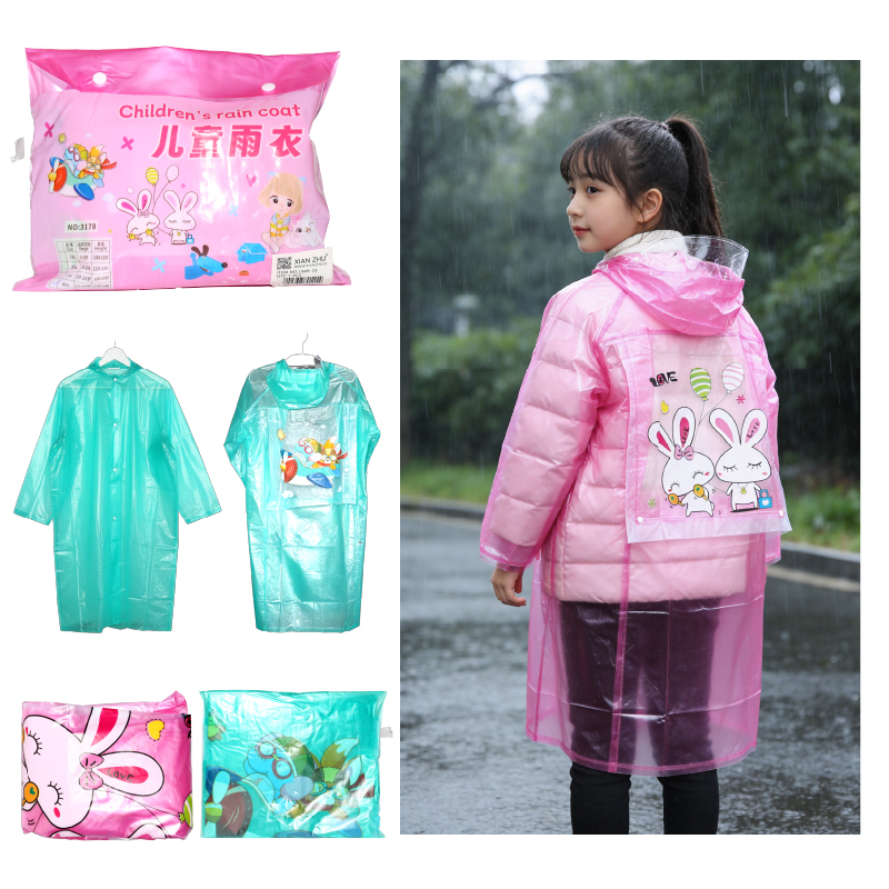IMPERMEABLE DISEÑO INFANTIL PARA LA LLUVIA