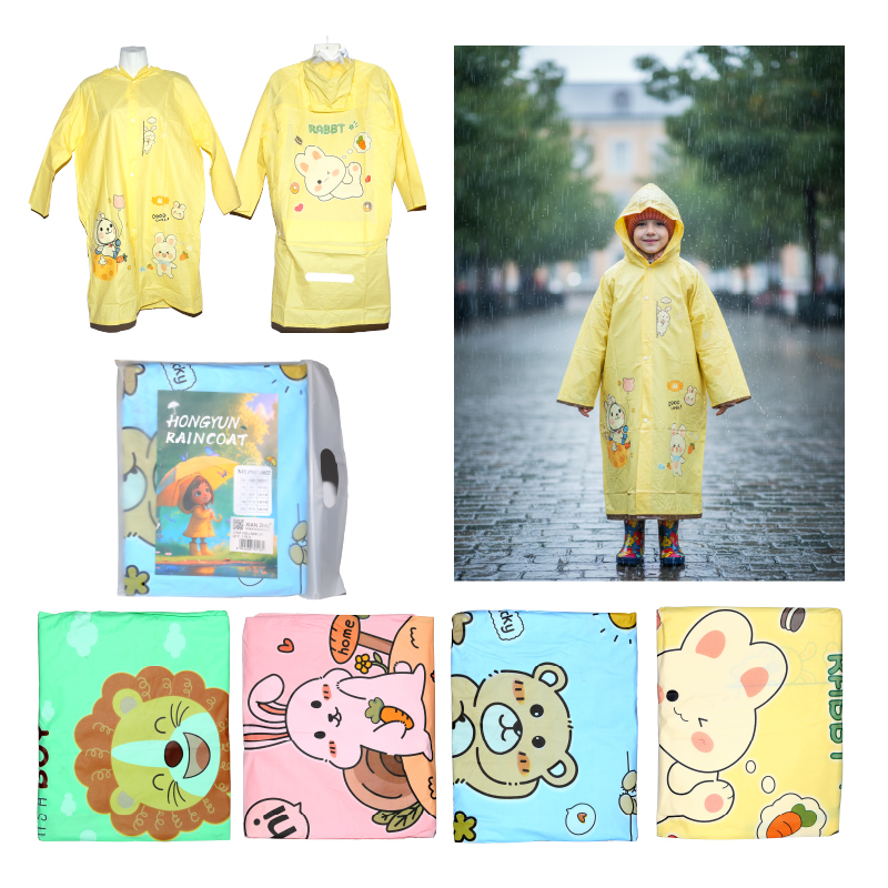IMPERMEABLE DISEÑO INFANTIL PARA LA LLUVIA
