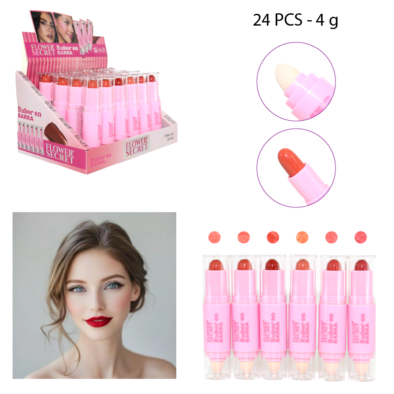 RUBOR EN BARRA 6 COLORES