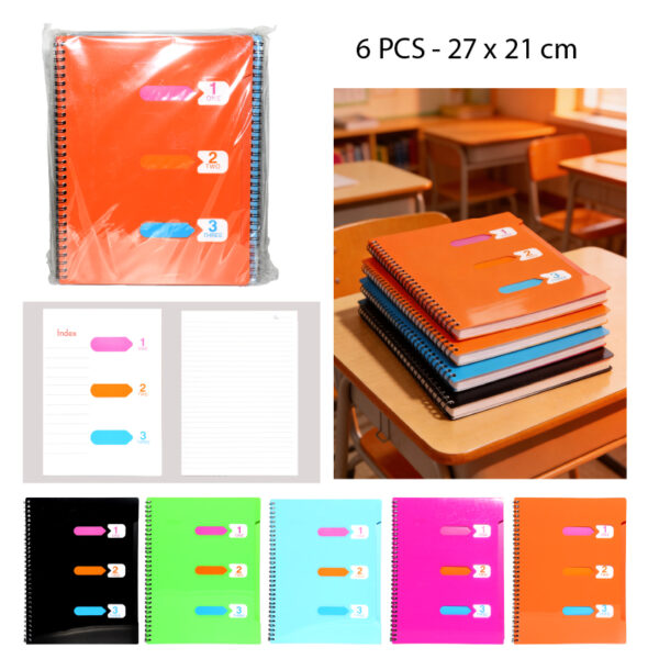 CUADERNO ESPIRAL A4- 70 HOJAS