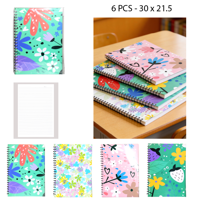 CUADERNO ESPIRAL A4- 70 HOJAS