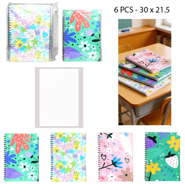 CUADERNO ESPIRAL A4- 70 HOJAS