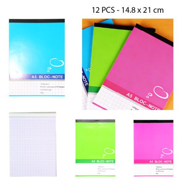 CUADERNO A5- 80 HOJAS