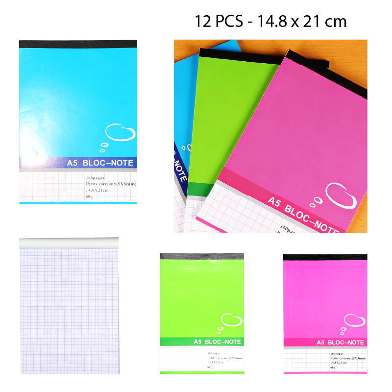 CUADERNO A5- 80 HOJAS