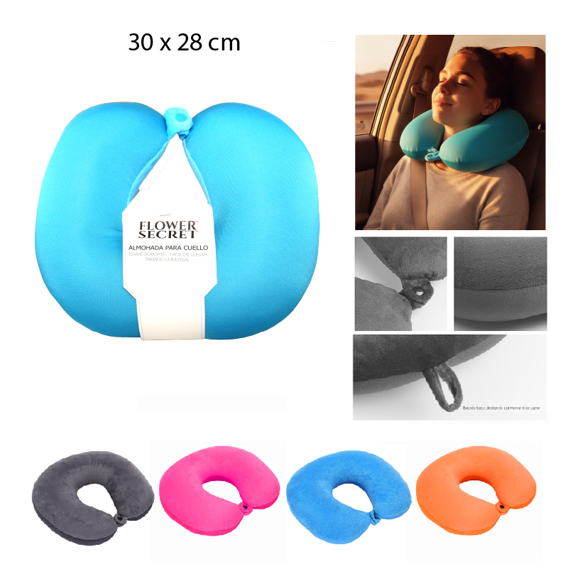 ALMOHADA DE VIAJE - 4 COLORES