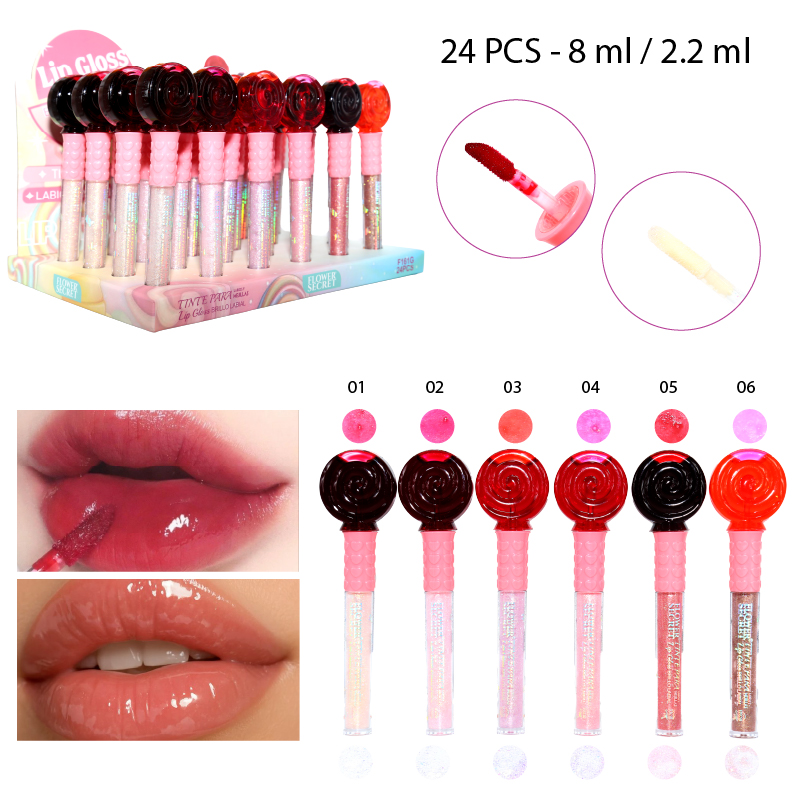 TINTE MÁS BRILLO LABIAL PERLADO - 8 ML / 2.2 ML