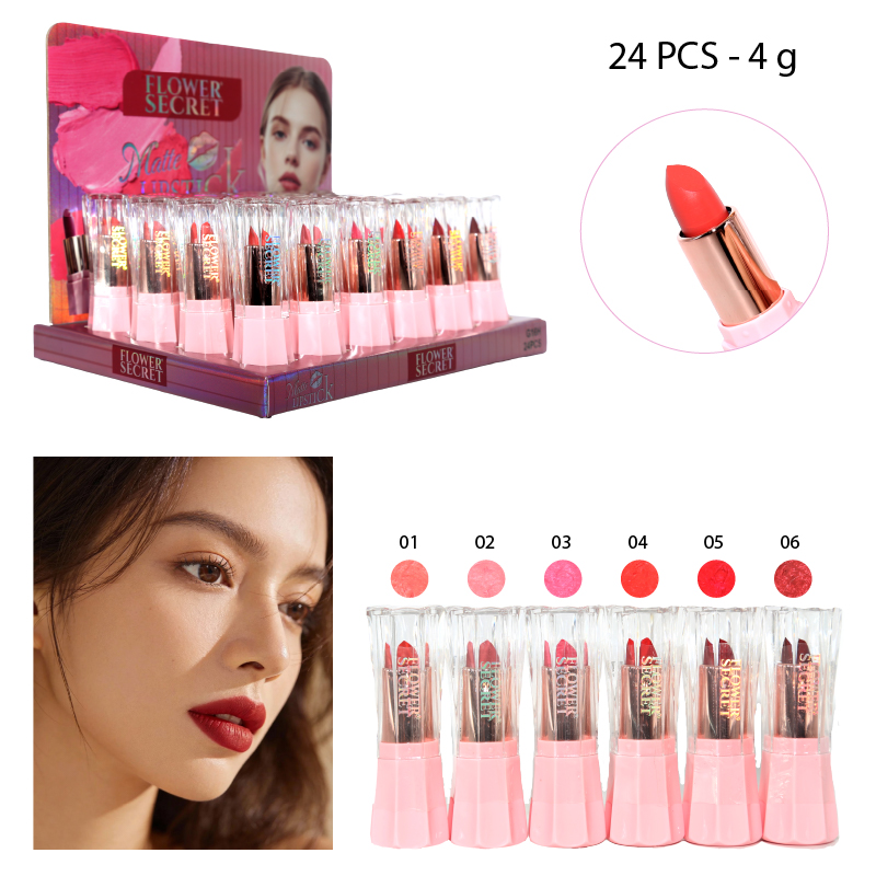 LABIAL MATTE EN BARRA 6 TONALIDADES - 4 G