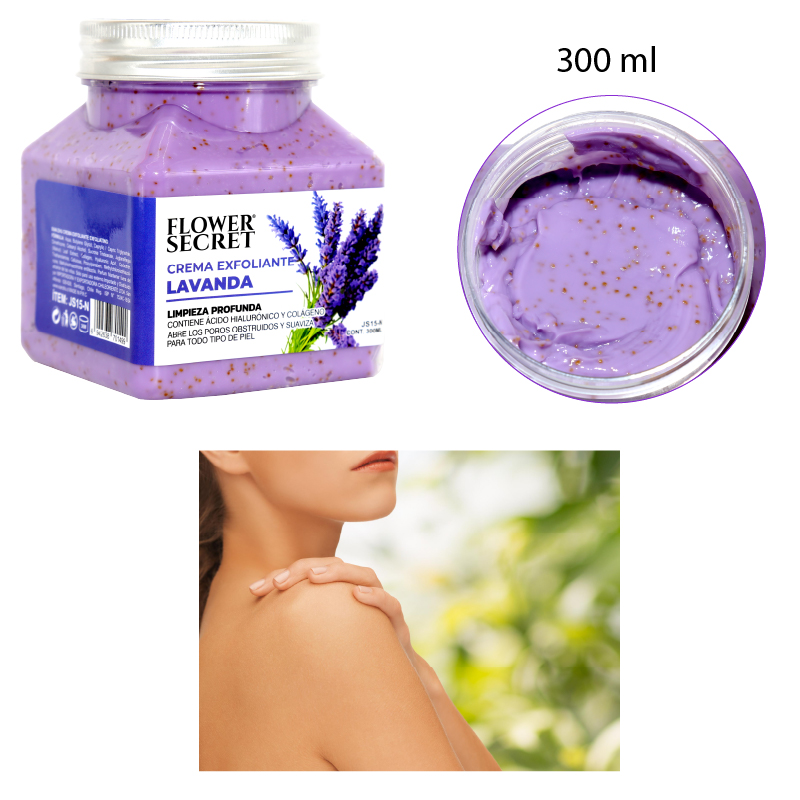 CREMA EXFOLIANTE DE LAVANDA - 300 ML
