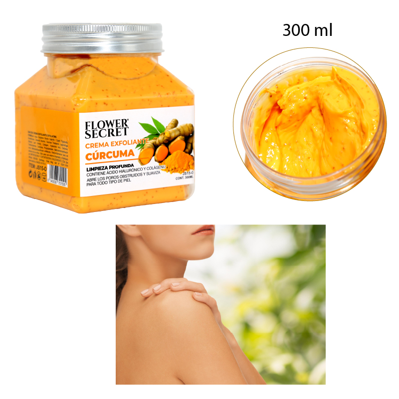 CREMA EXFOLIANTE DE CURCUMA - 300 ML