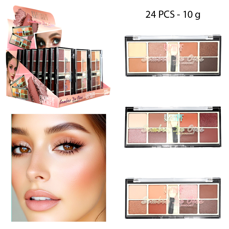 PALETA DE SOMBRAS 8 TONOS - 10 g